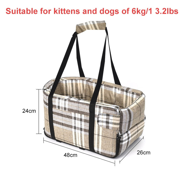 Portable Pet Bed For Car Travel
