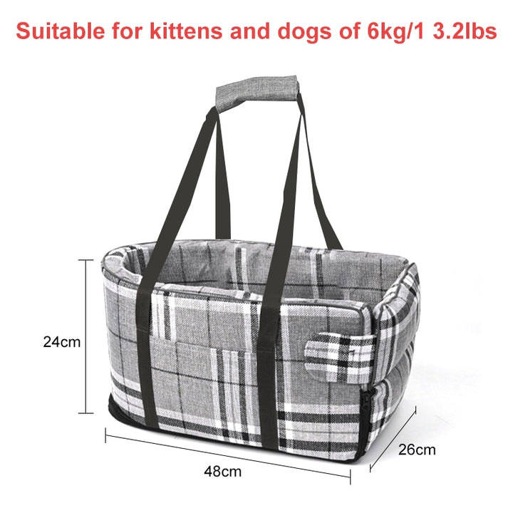 Portable Pet Bed For Car Travel